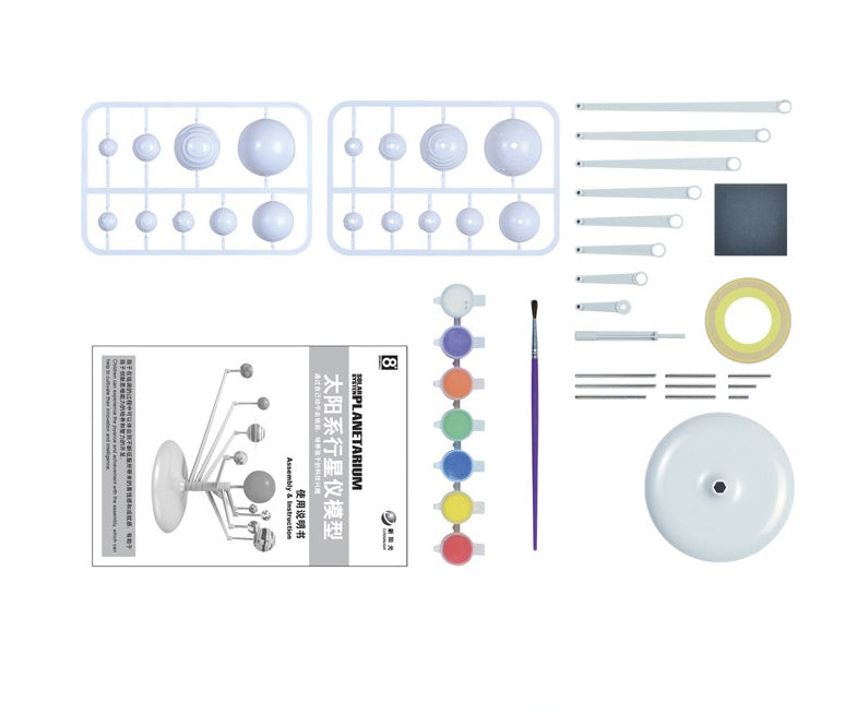 Nine planet models puzzle assembling children science and education DIY toys