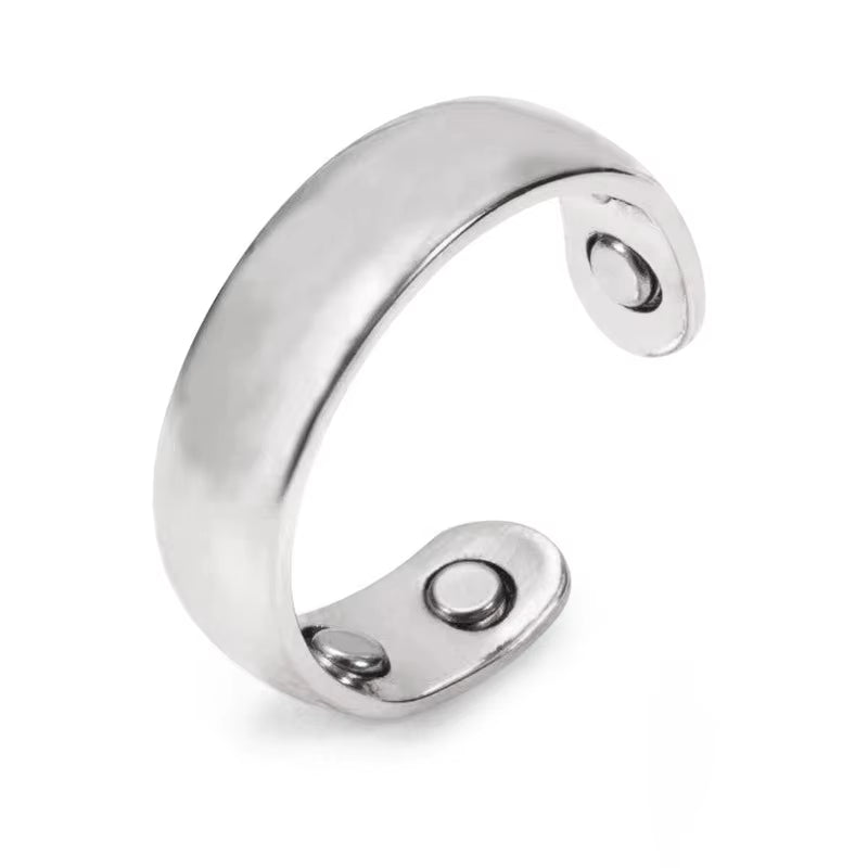 Revolutionary Open Magnet Ring - Multifunctional Pain Relief & Blood Circulation Booster for Men & Women, Anti-Snoring Device