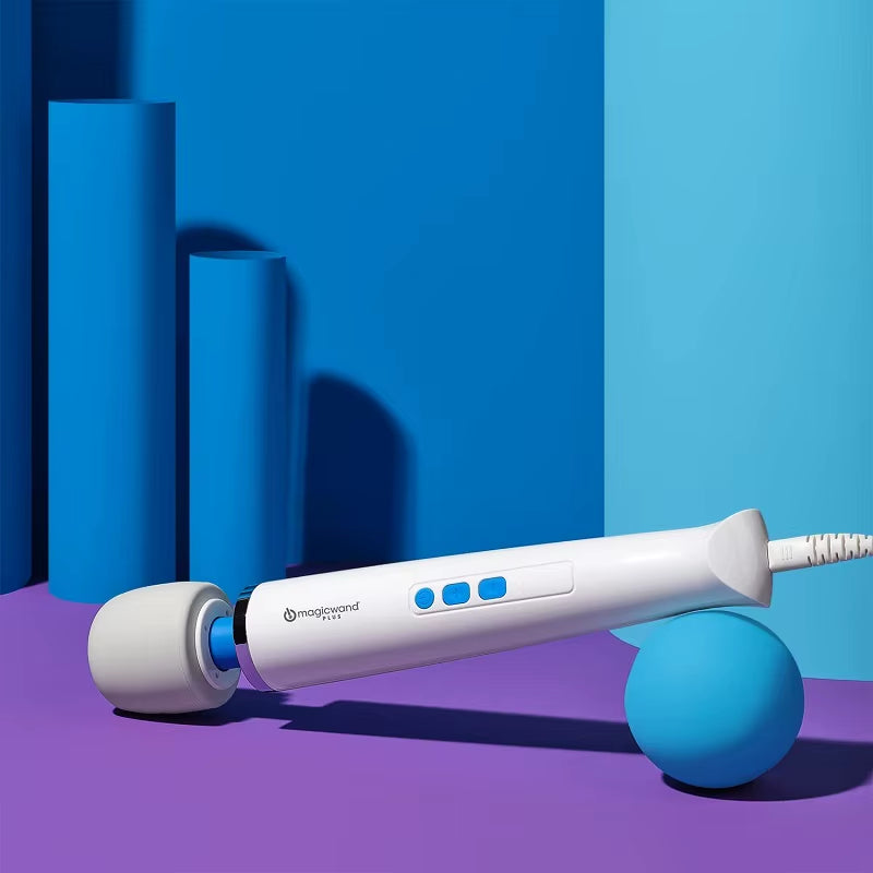 Ultimate Magic Wand Massager & Vibrator - Deep Muscle Relaxation with Adjustable Speeds and Flexible Neck in Luxurious Silicone