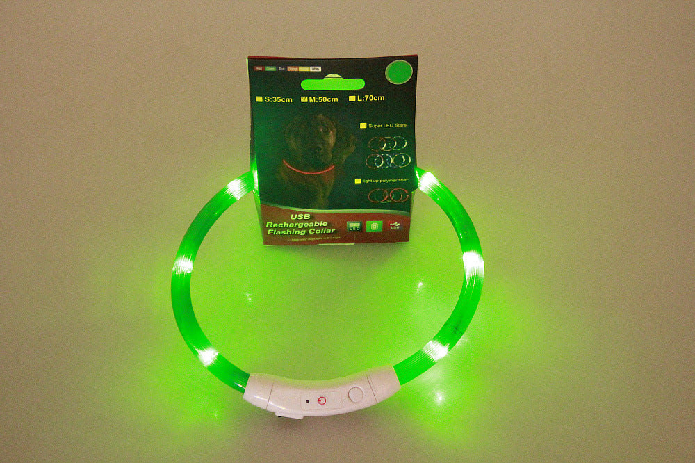 Pet Glowing Necklace for safety