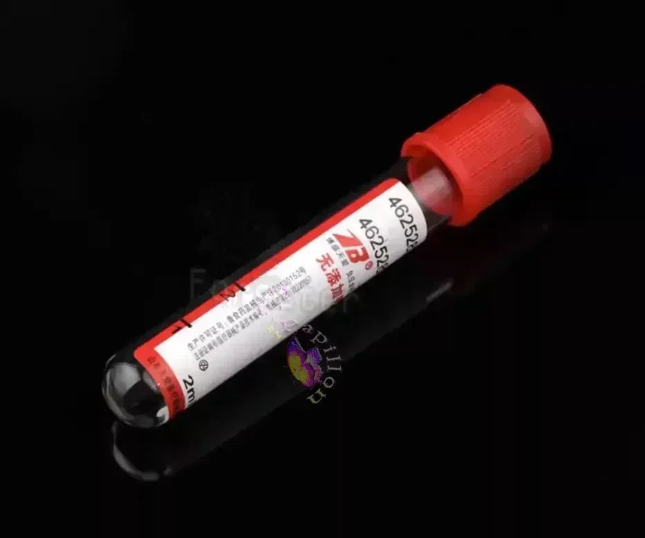 Blood Collection No Additives Tube Lab Consumables 100Pcs Veterinary 3Ml/5Ml/10Ml Plain Tube Sterile Blood Test Tubes