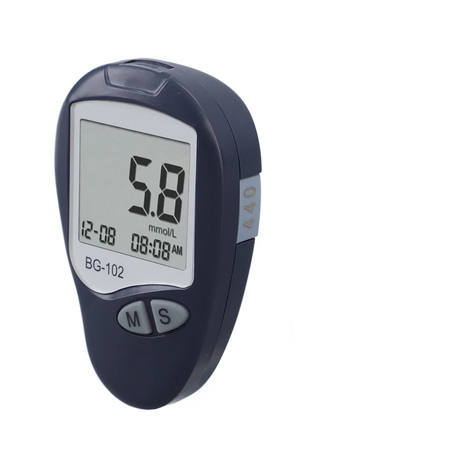 Blood Glucose Monitor Kit Portable Accurate Diabetes Testing Meter with Lancing Device Test Strips for Home Self Blood Sugar Monitoring
