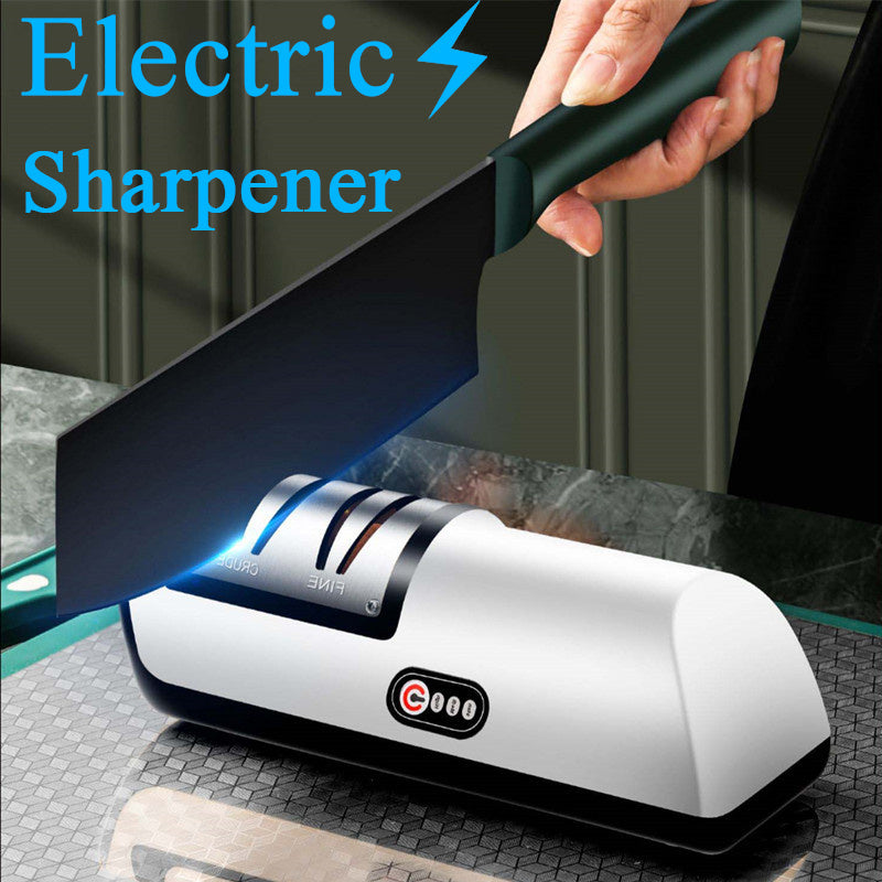 Electric Knife Sharpener : Automatic USB Rechargeable