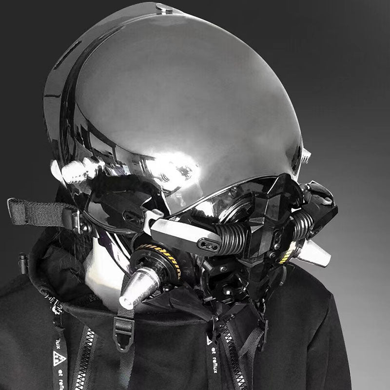 Mask Role Playing Luminescent Machine - Science Fiction Mechanical Wind Helmet