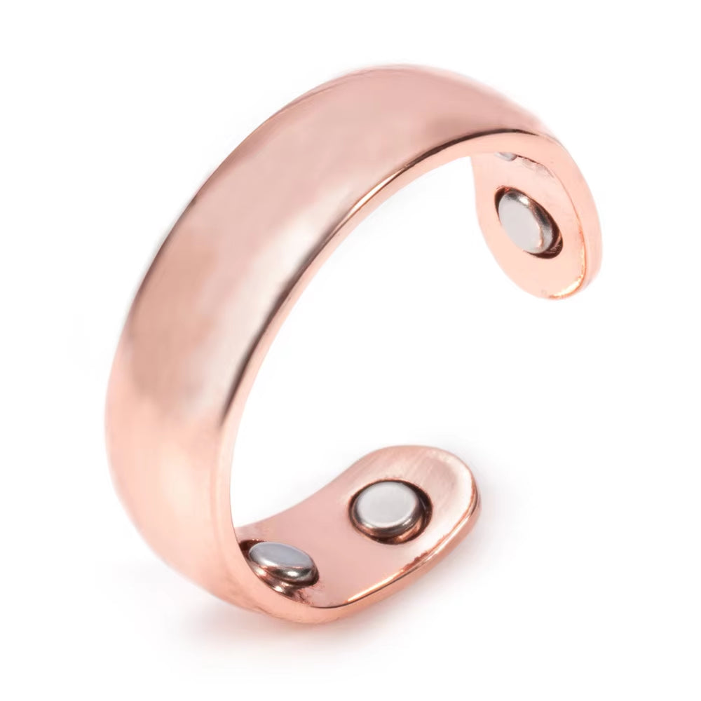 Revolutionary Open Magnet Ring - Multifunctional Pain Relief & Blood Circulation Booster for Men & Women, Anti-Snoring Device
