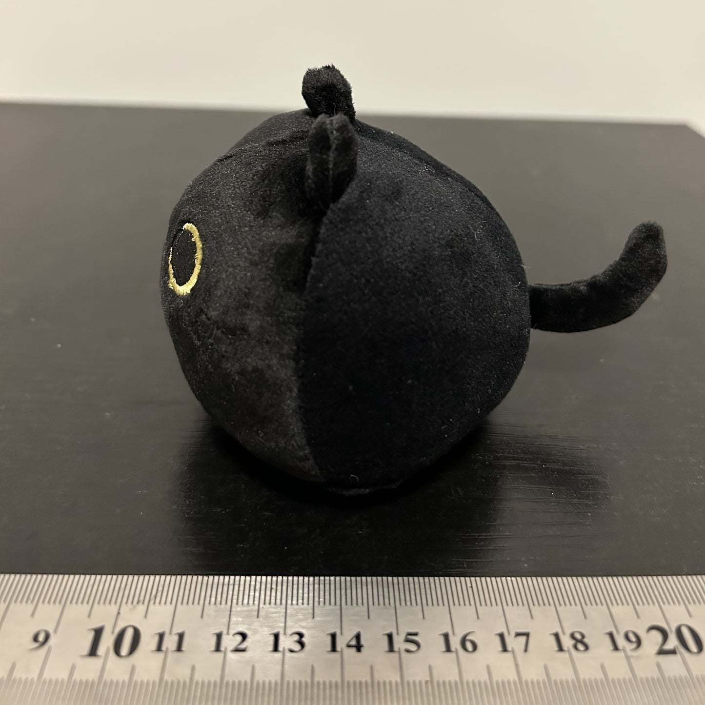 Fluffy Black Cat Plush