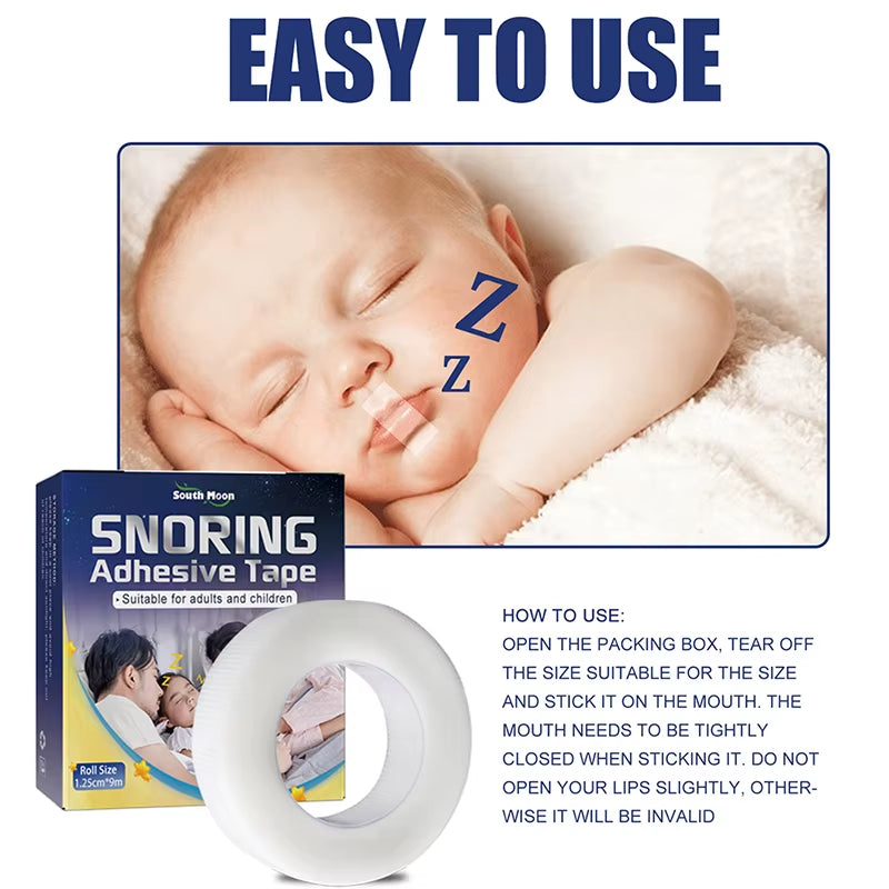 Sleep Strip - Enhance Nose Breathing & Reduce Snoring for Adults & Children