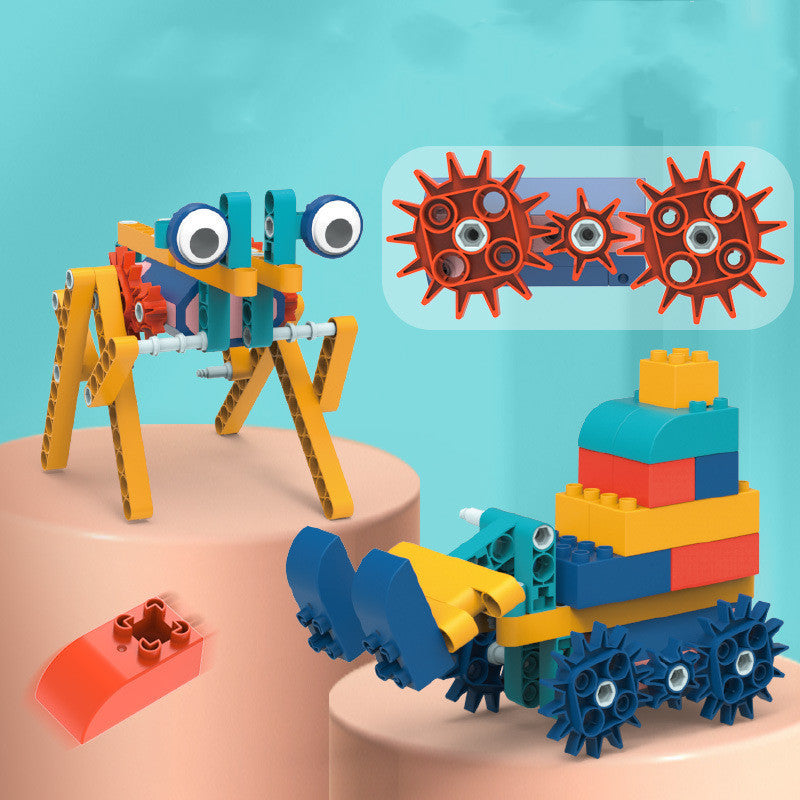 Variety Electric Gear Building Blocks Children's Educational Science And Education