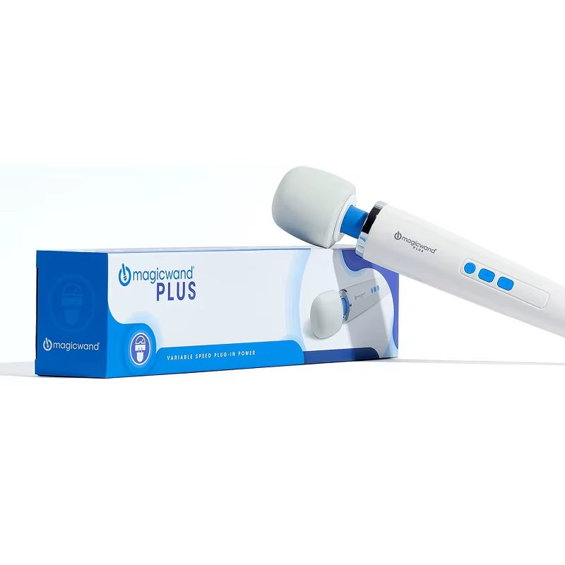 Ultimate Magic Wand Massager & Vibrator - Deep Muscle Relaxation with Adjustable Speeds and Flexible Neck in Luxurious Silicone