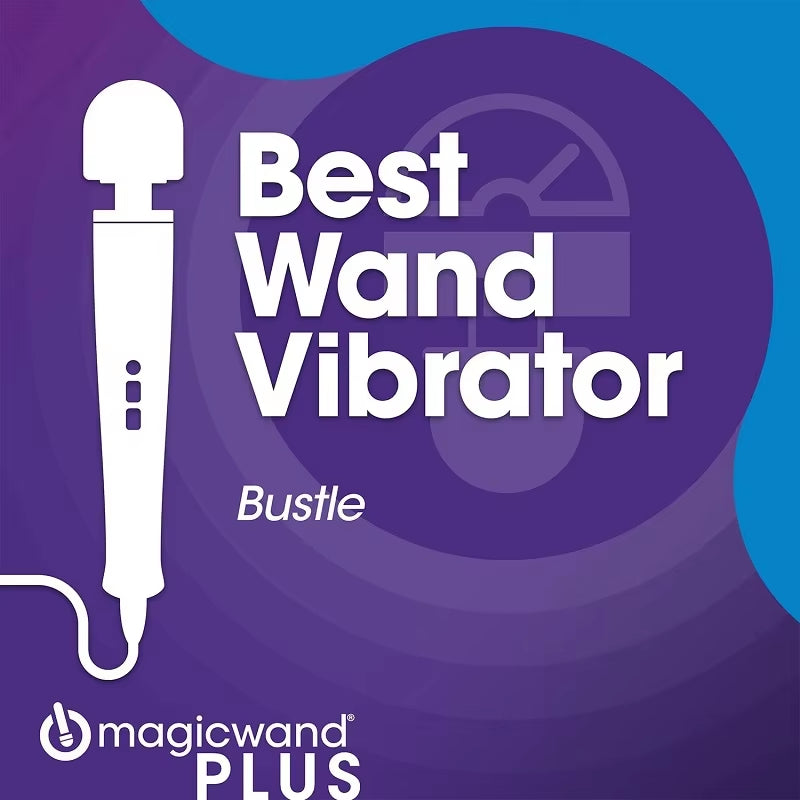 Ultimate Magic Wand Massager & Vibrator - Deep Muscle Relaxation with Adjustable Speeds and Flexible Neck in Luxurious Silicone