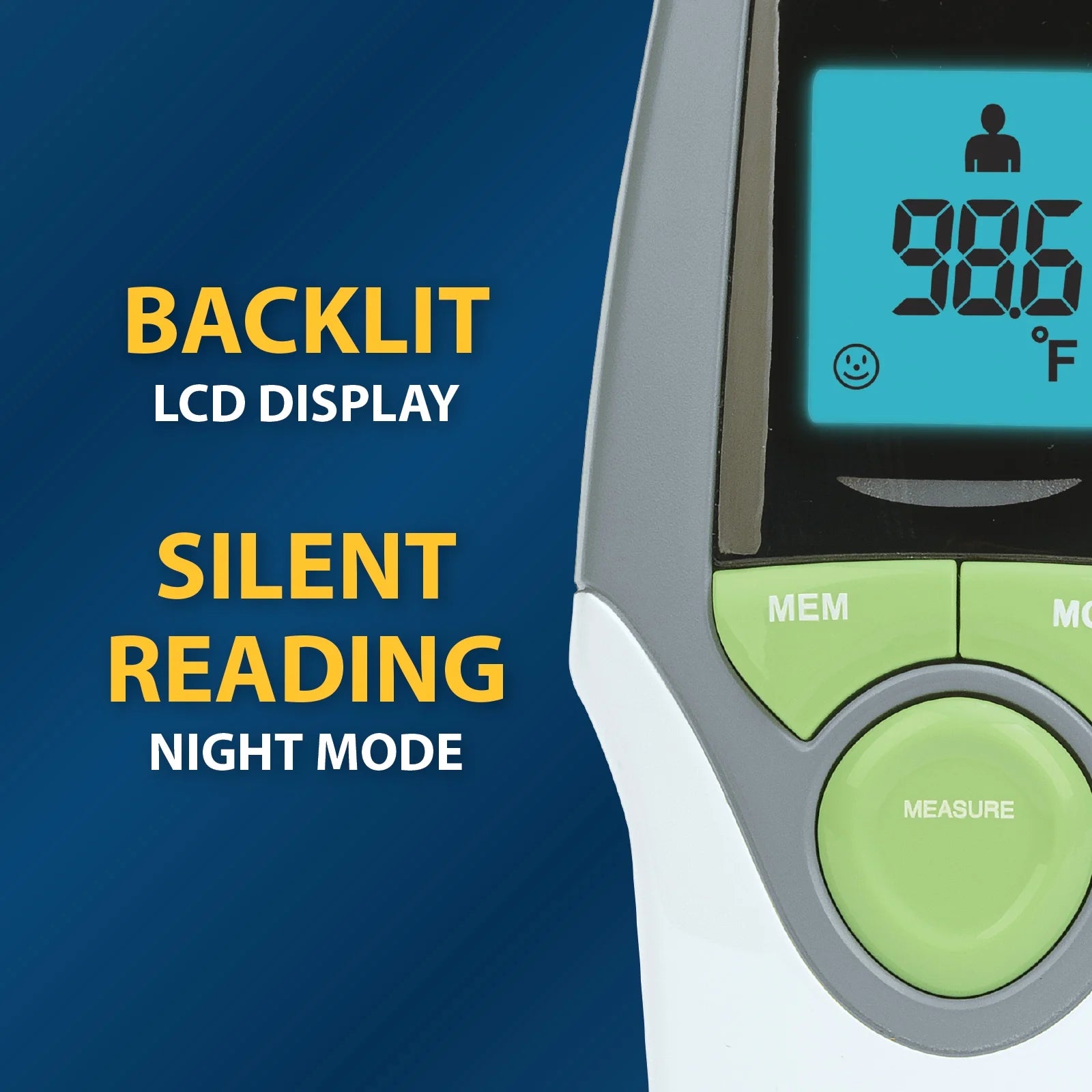 Infrared Forehead Thermometer for Home Use - Rapid and Accurate Temperature Readings in One Second