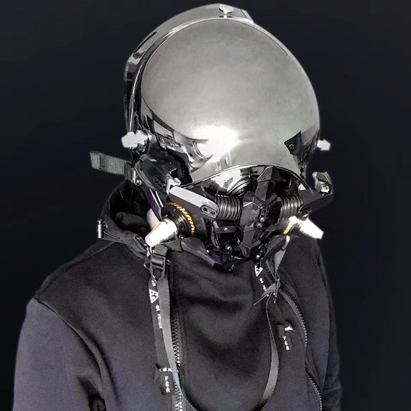 Mask Role Playing Luminescent Machine - Science Fiction Mechanical Wind Helmet